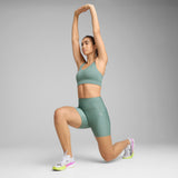 Puma pwrbreathe run bra in green moon - Model Shot 03