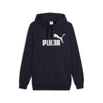 Puma essentials no. 1 logo hoodie in black - Front View