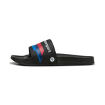 Puma BMW M motorsport logo leadcat 2.0 slides in black - Side View 02
