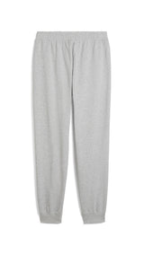 Puma essentials elevated pants in light gray heather - Back View