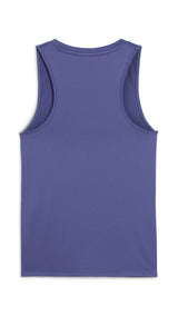 Puma train all day essentials sleeveless tank in blue crystal - Back View