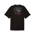 Puma BMW M motorsport lifestyle car graphic tee in black - Back View