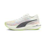Puma deviate nitro spectra women's running shoes in white - Side View 01