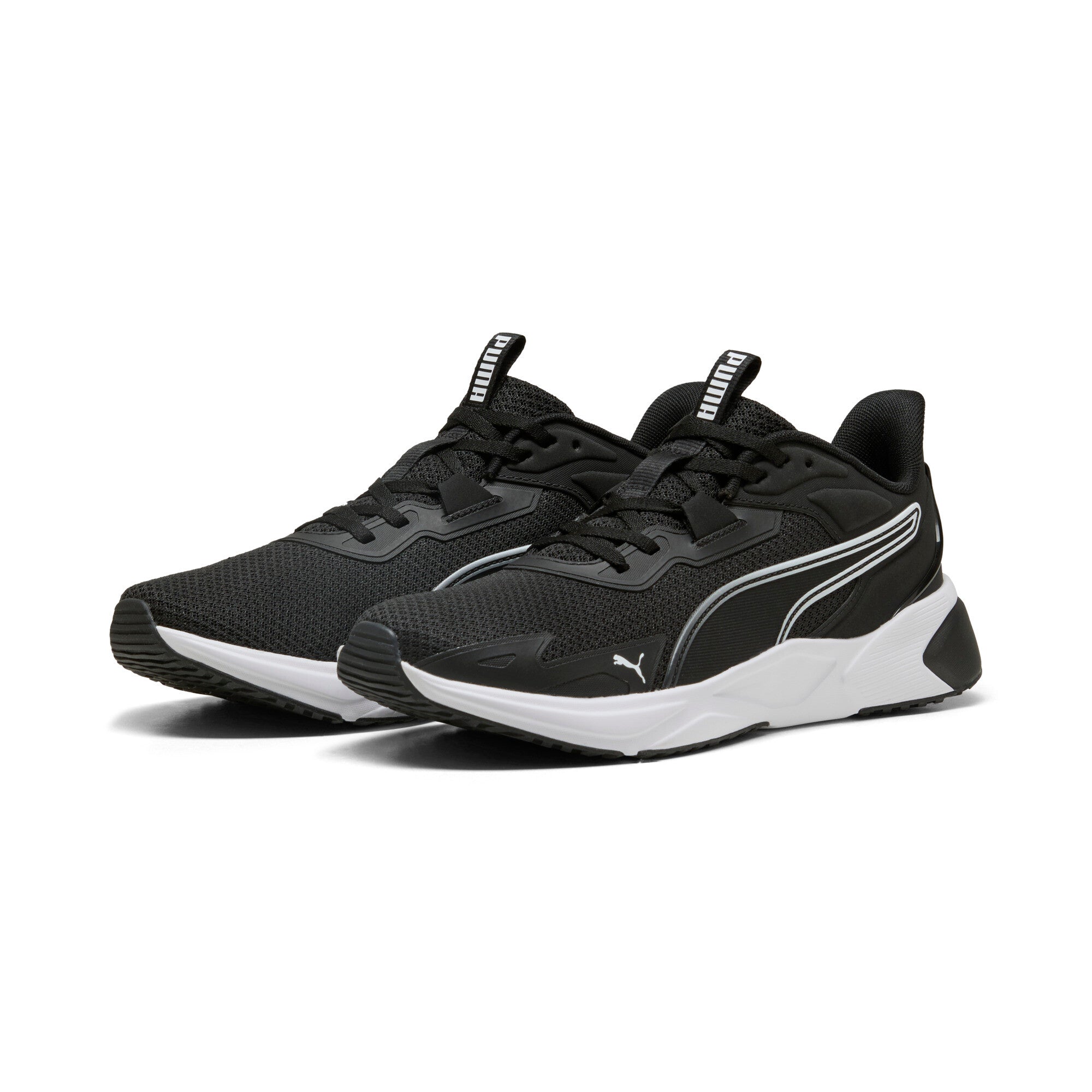 PUMA disperse XT 4 training shoes in black and white