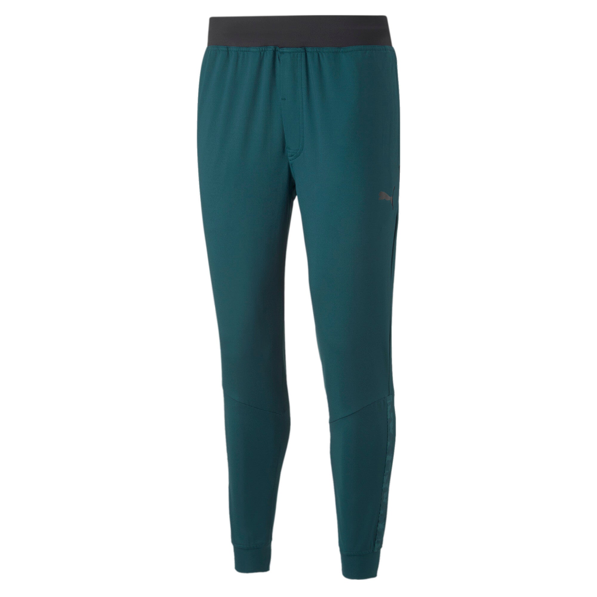 Puma training train off season poly jogger in green - Front View