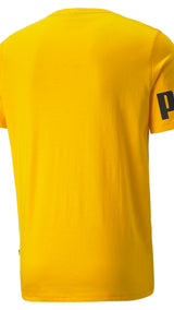 Puma power short sleeve cat tee in black - Back View