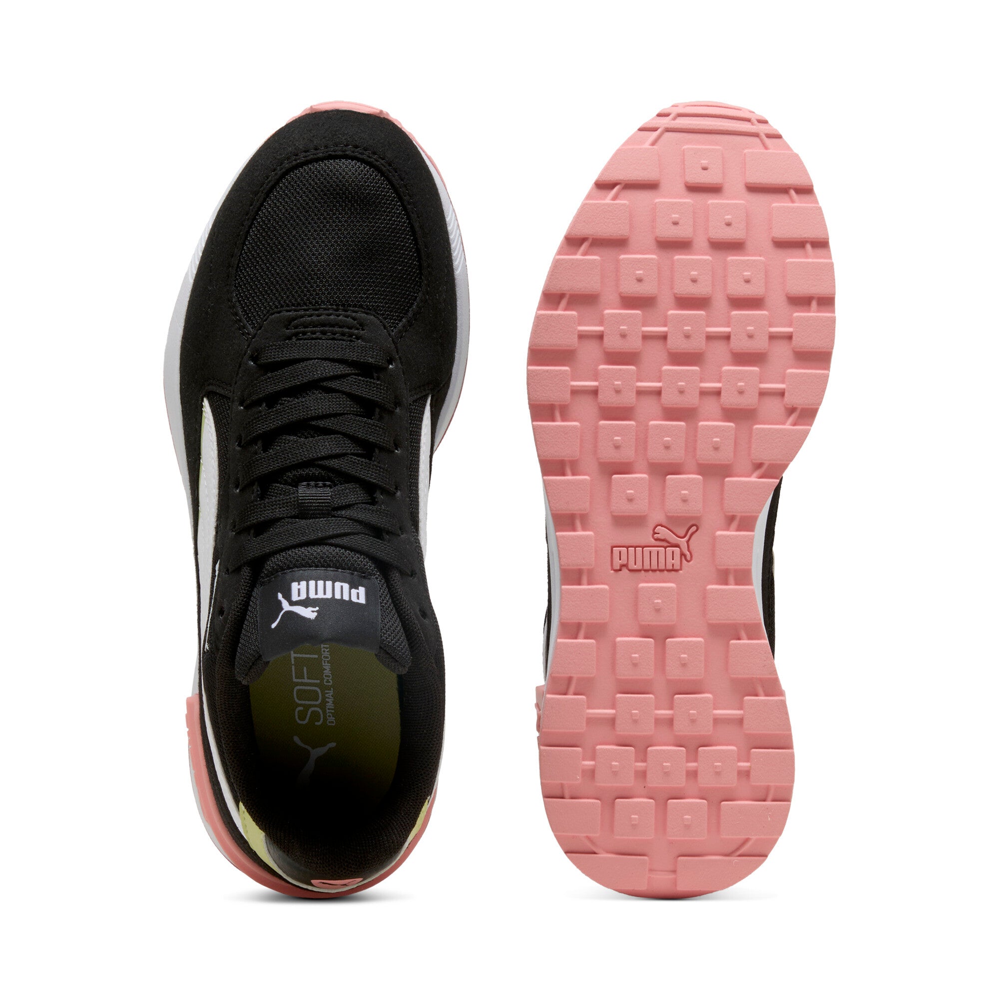 Puma graviton trainers in black - Side View 02