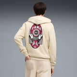 PUMA sunset drive hoodie men in alpine snow — model shot 2