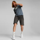 Puma monogram graphic tee men in black - Model Shot 03