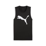 PUMA TAD ESSENTIALS sleeveless tank men in black — front view