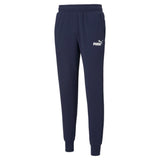 Puma essentials logo sweatpants men in black - Front View