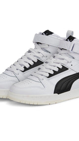 Puma rebound game sneakers in white - Front View