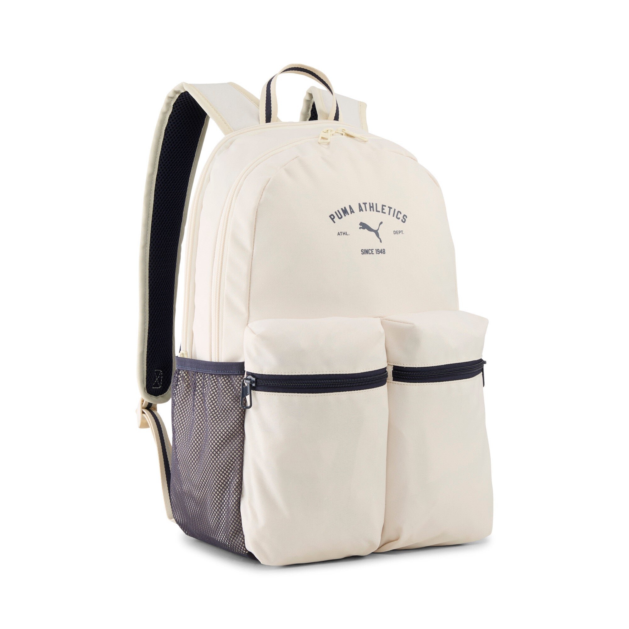 PUMA phase 22L class backpack in alpine snow — front view