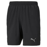 Puma favourite woven 7" session men's running shorts in black - Front View