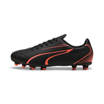 Puma football vitoria fg/ag boots in black - Side View 01