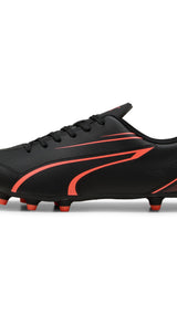 Puma football vitoria fg/ag boots in black - Side View 01