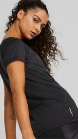 Puma train favorite jersey cat tee puma in black - Model Shot 02