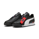 Puma BMW M motorsport roma stradale sneakers in black and white - Front View
