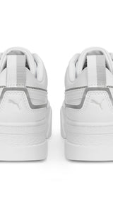 Puma mayze ut metallic sneakers in white - Back View