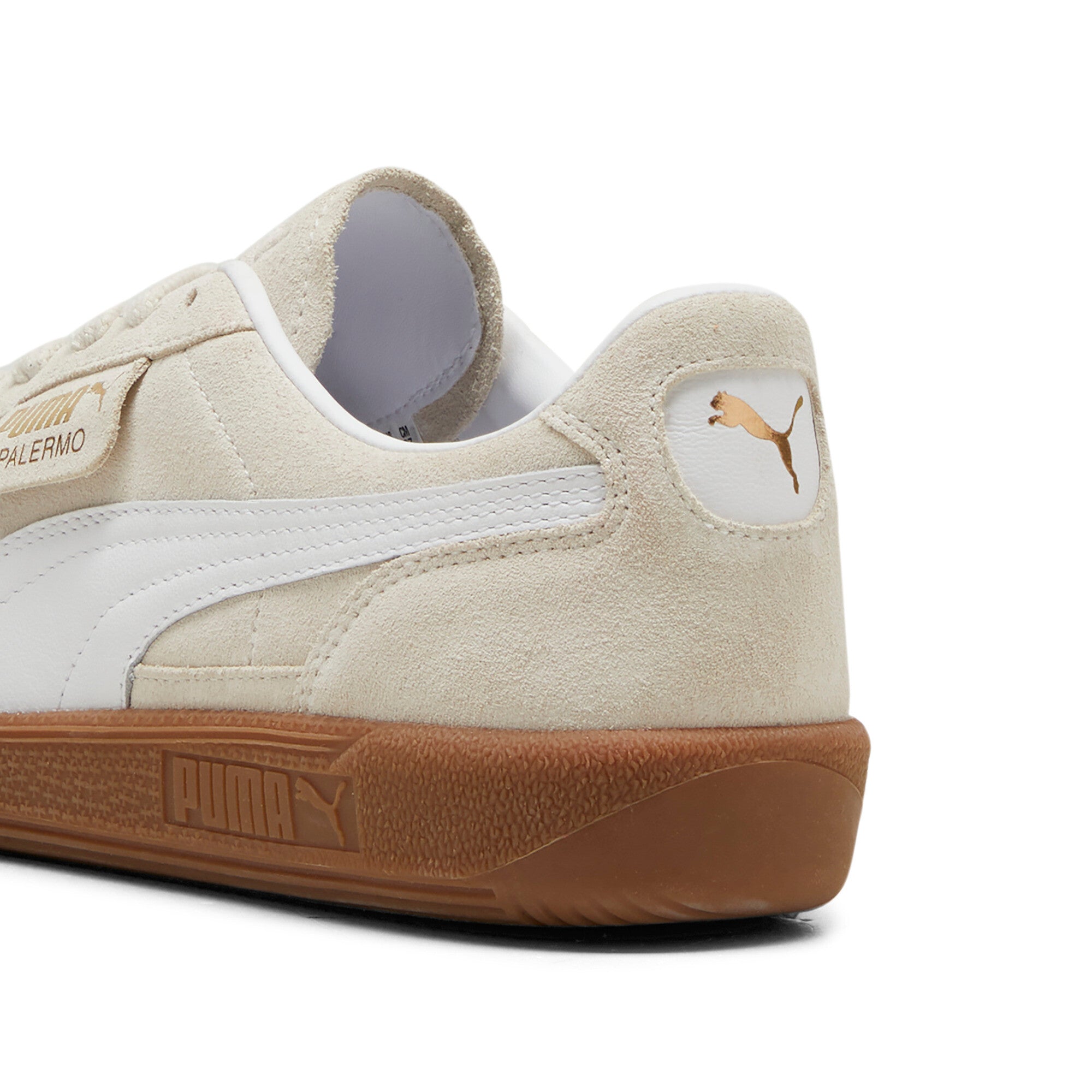 PUMA Palermo sneakers in archive green - alpine snow