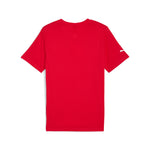 PUMA Scuderia Ferrari sportswear coloured shield tee in rosso corsa - rosso corsa