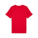 PUMA Scuderia Ferrari sportswear coloured shield tee in rosso corsa - rosso corsa