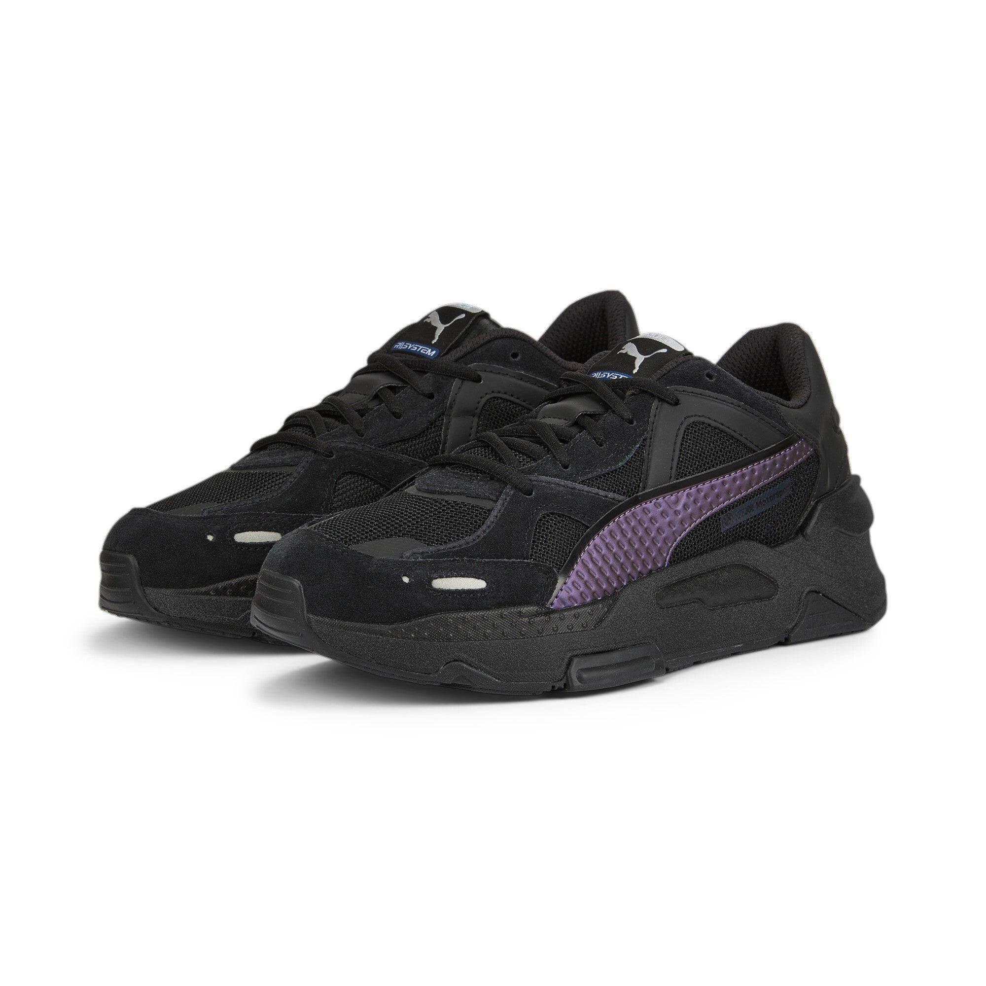 Puma BMW M motorsport metal energy RS-simul8 sneakers in black - Front View