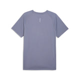 PUMA VELOCITY running tee men in gray sky — back view