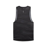 Puma running velocity all-over print polyblend tank in black - Back View