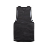 Puma running velocity all-over print polyblend tank in black - Back View