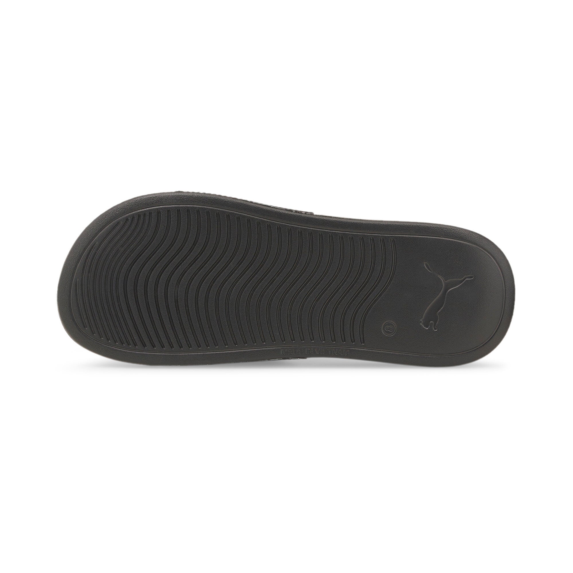 Puma popcat 20 shower sandals in black - Side View 02