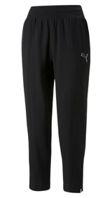Puma her high-waist pants in black - Front View