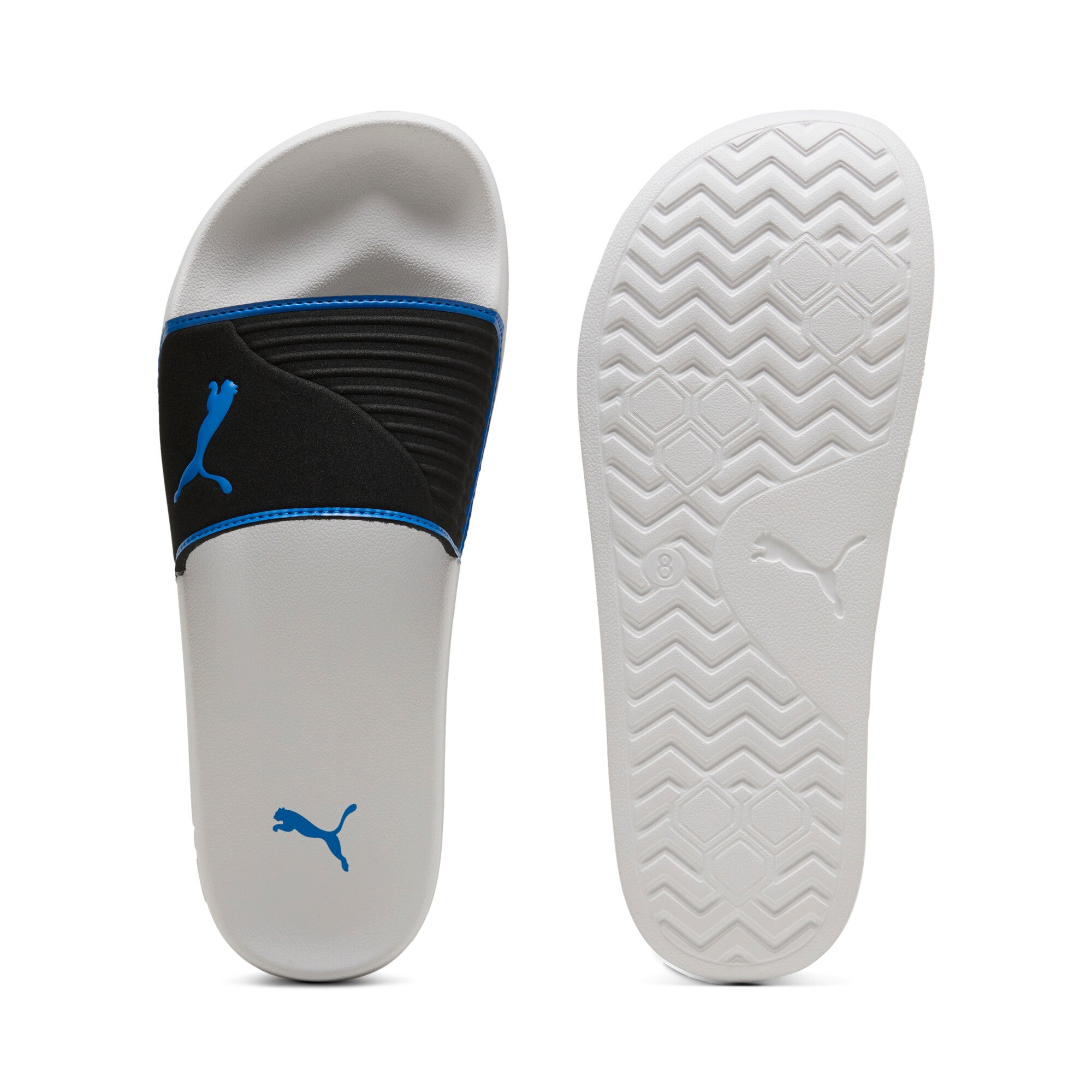 Puma leadcat 2.0 shower sandals in black and team - Side View 01