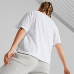 Puma modern sports oversized tee in black - Model Shot 03