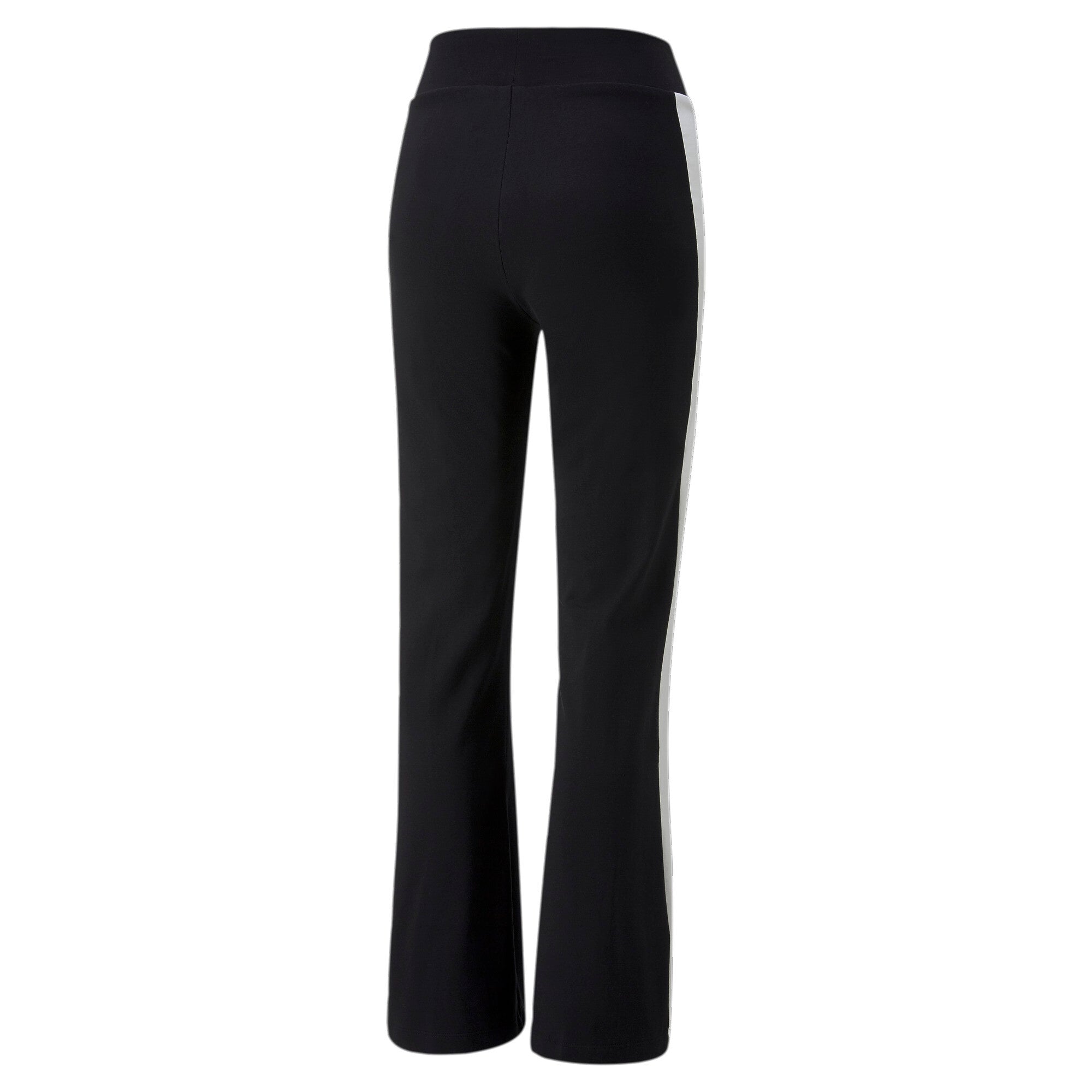 Puma T7 flared pants in black - Back View