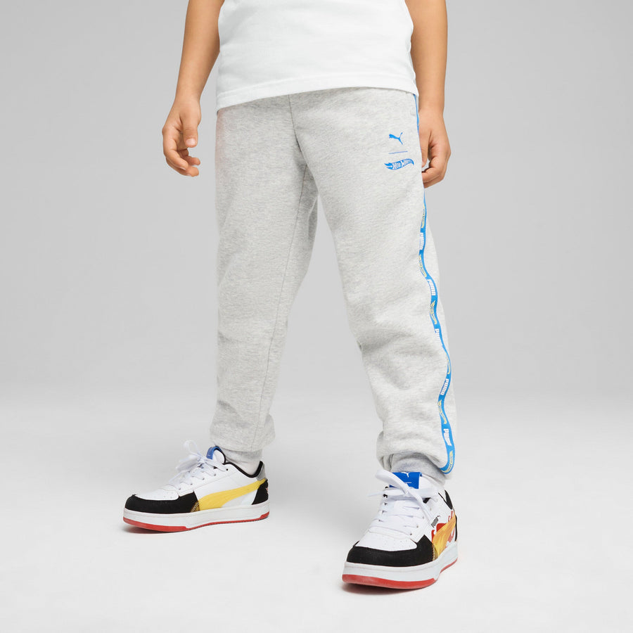 PUMA X HOT WHEELS™ sweatpants in light gray heather - light gray heather
