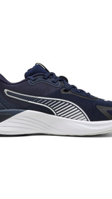 Puma PWR hybrid training shoes in navy - Side View 03