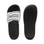 Puma royalcat comfort 2 slides in white and black - Side View 01