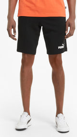 Puma essentials shorts in black - Model Shot 01