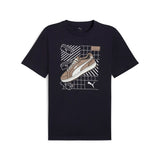 PUMA GRAPHICS sneaker tee - new navy