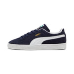 Puma suede classic sneakers in navy and white - Side View 01