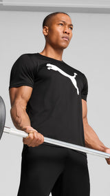 PUMA TAD ESSENTIALS solid cat tee men (525921) in black