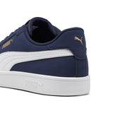 Puma smash 3.0 buck sneakers in black - Back View