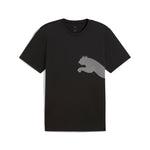 PUMA TRAIN ALL DAY big logo tee - black