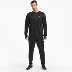 Puma favourite tapered men's running pants in black - Model Shot 03