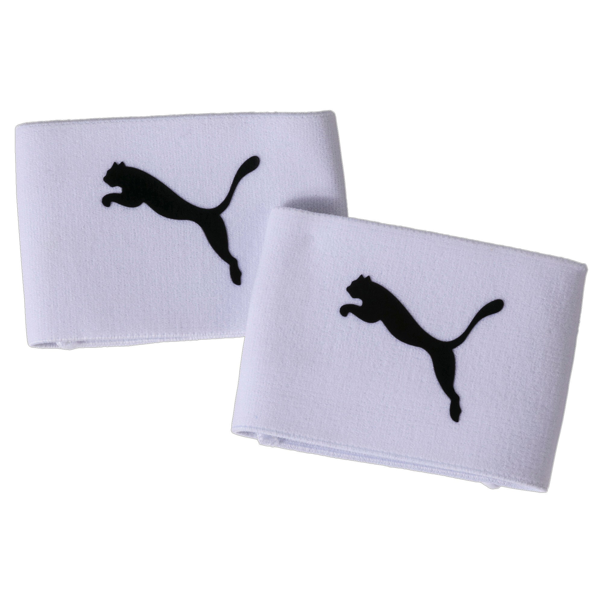 Puma sock stoppers wide in white and black - Front View
