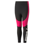 Puma favourite high-waist 7/8 tights youth in black - Front View