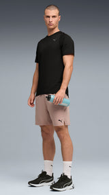 PUMA PWRMODE training tee men in black — model shot 3