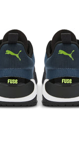 Puma training fuse 2.0 shoes in black - Back View
