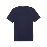 Puma teamFINAL football training jersey in navy and silver - Back View